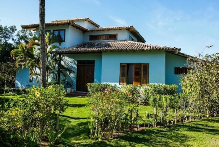 Bed and Breakfast Espelho Bahia Blue House Praia do Espelho Exterior foto