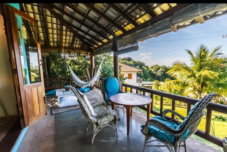 Bed and Breakfast Espelho Bahia Blue House Praia do Espelho Exterior foto