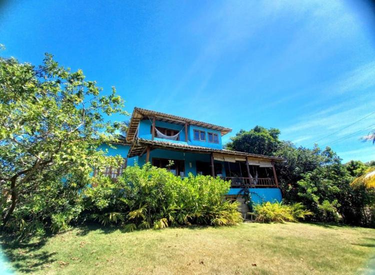 Bed and Breakfast Espelho Bahia Blue House Praia do Espelho Exterior foto