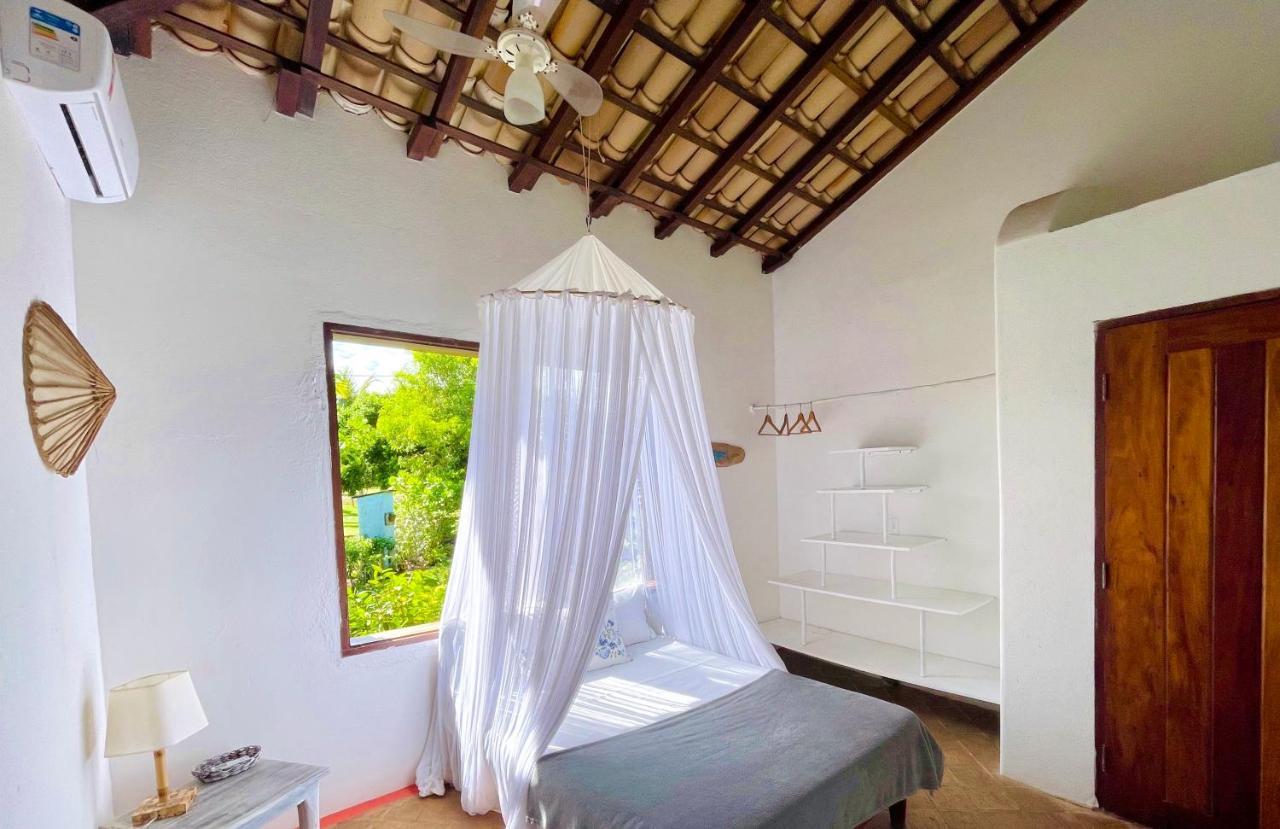 Bed and Breakfast Espelho Bahia Blue House Praia do Espelho Exterior foto