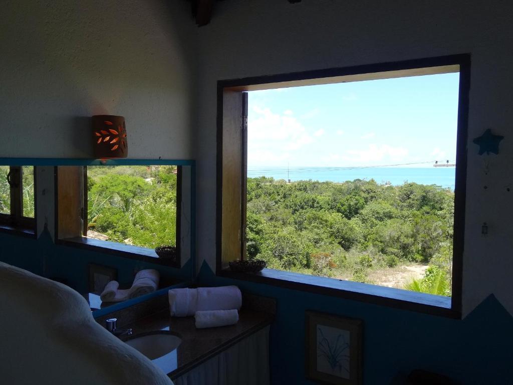 Bed and Breakfast Espelho Bahia Blue House Praia do Espelho Zimmer foto